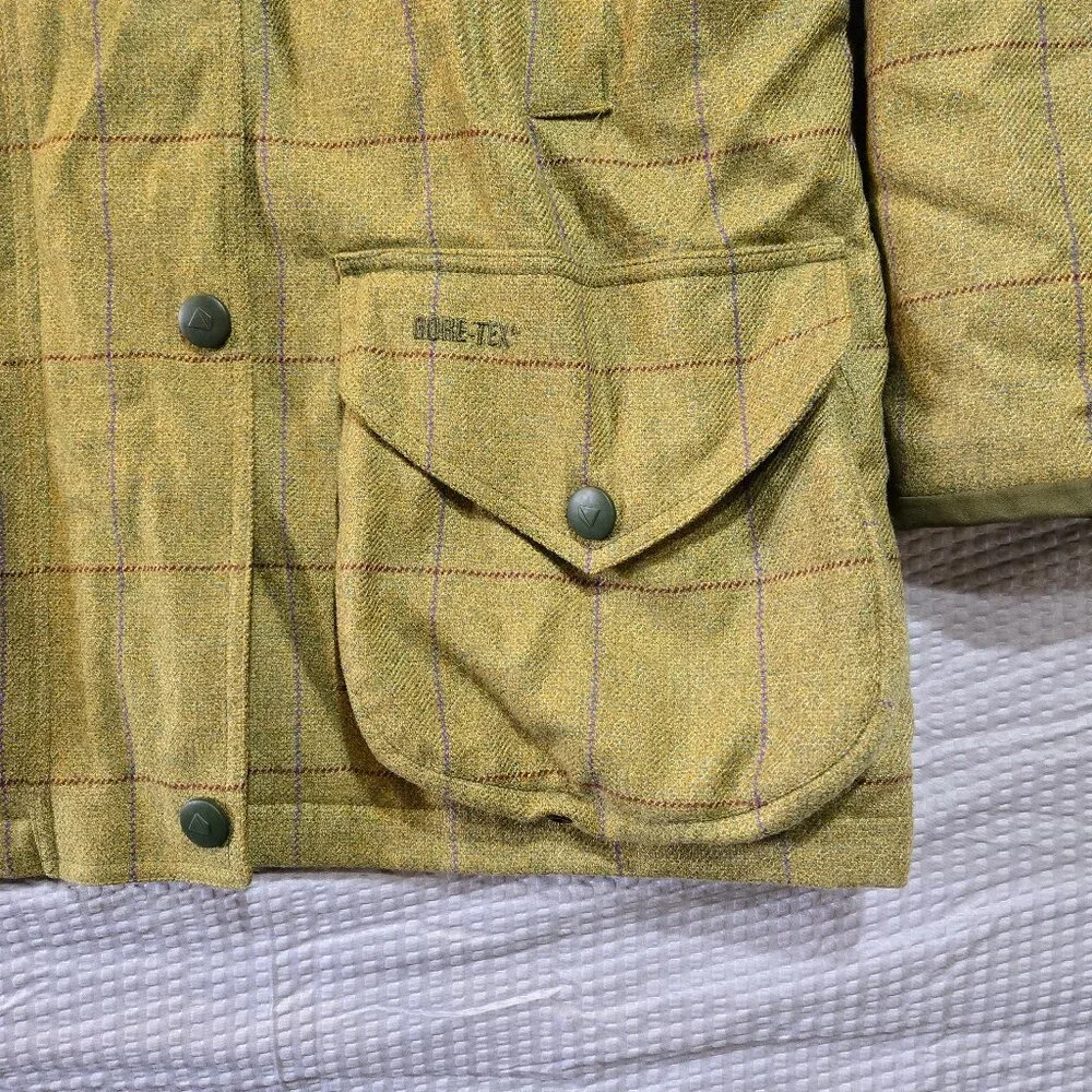 Laksen Scottish Wool Amaretta Gore-Tex Tweed Shooting Coat Men's 40 - Picture 2 of 14